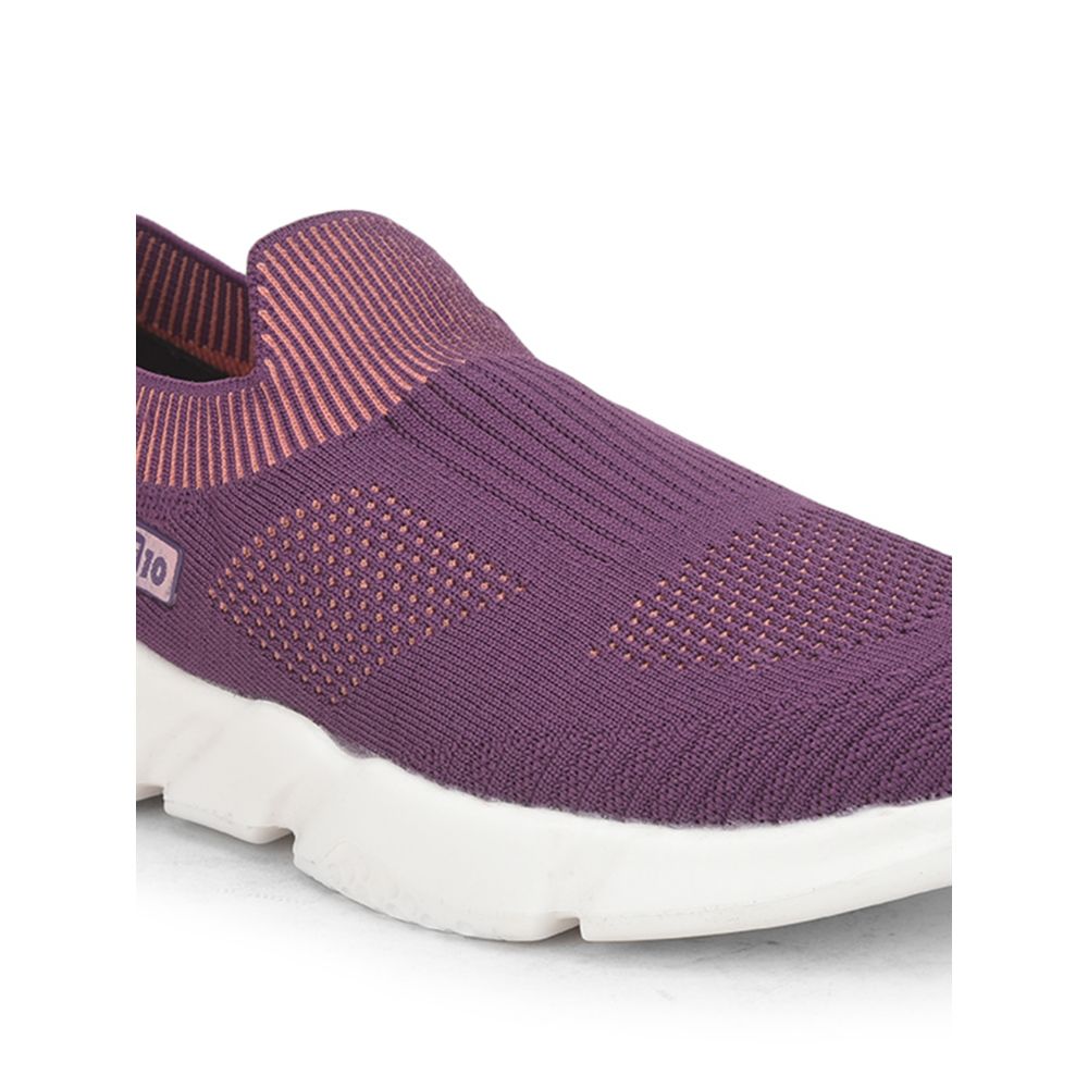 Force 1 Sports Non Lacing Shoe For Ladies (Purple) MAIDEN-E By Liberty