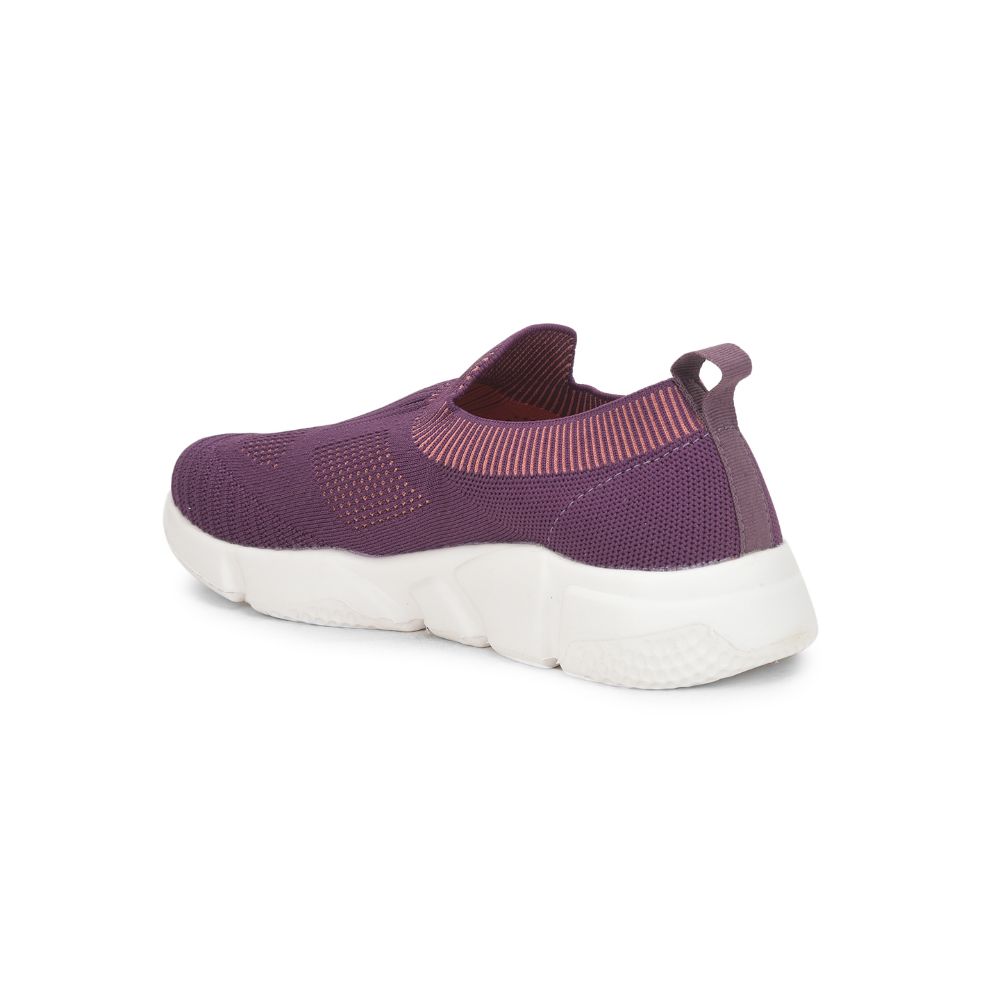 Force 1 Sports Non Lacing Shoe For Ladies (Purple) MAIDEN-E By Liberty