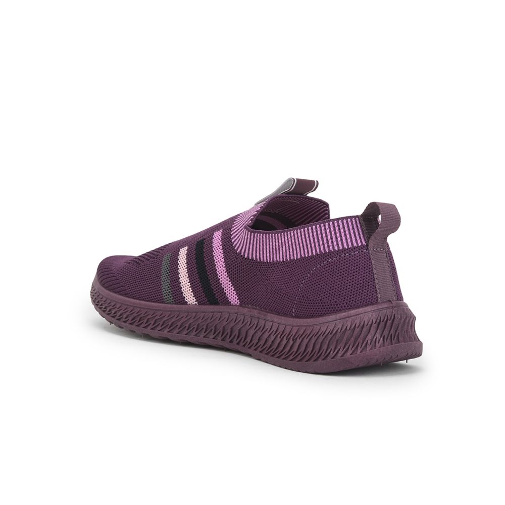 Force 1 Sports Non Lacing Shoe For Ladies (Purple) GRACE-7 By Liberty