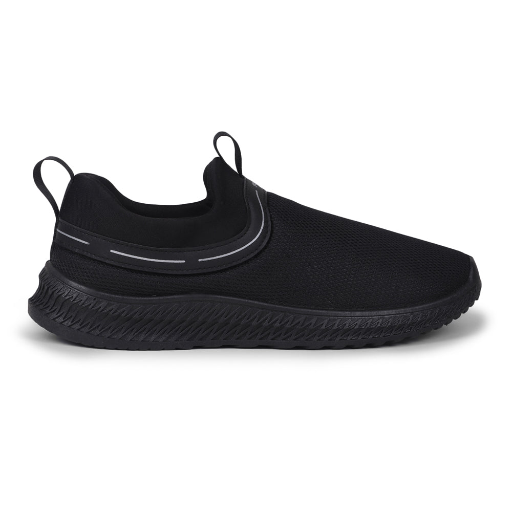 Force 1 By Liberty Men OSCAR-8E Black Sports Non Lacing Shoes