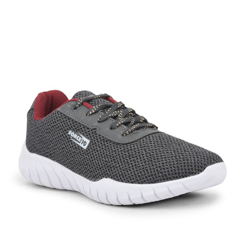 Force 1 Sports Lacing Shoes For Men (Grey) GARRICK-E By Liberty