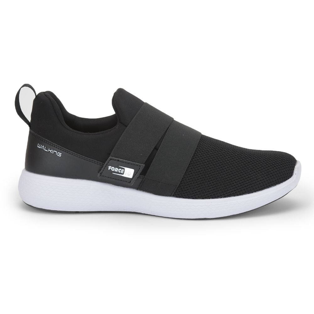 Force 1 Sports Non Lacing Shoe For Men (Black) GALLANT By Liberty