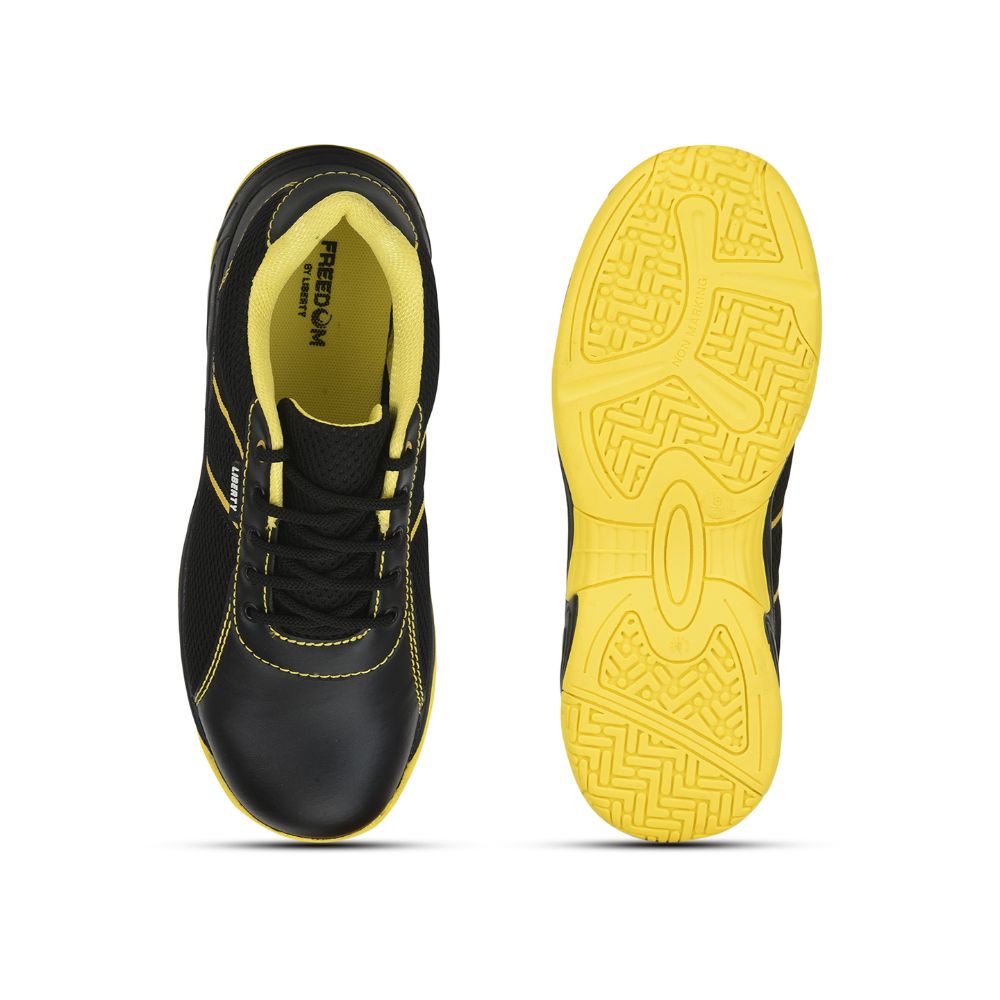 Freedom Casual Lacing Shoes For Men (Yellow) ROCKELETST By Liberty