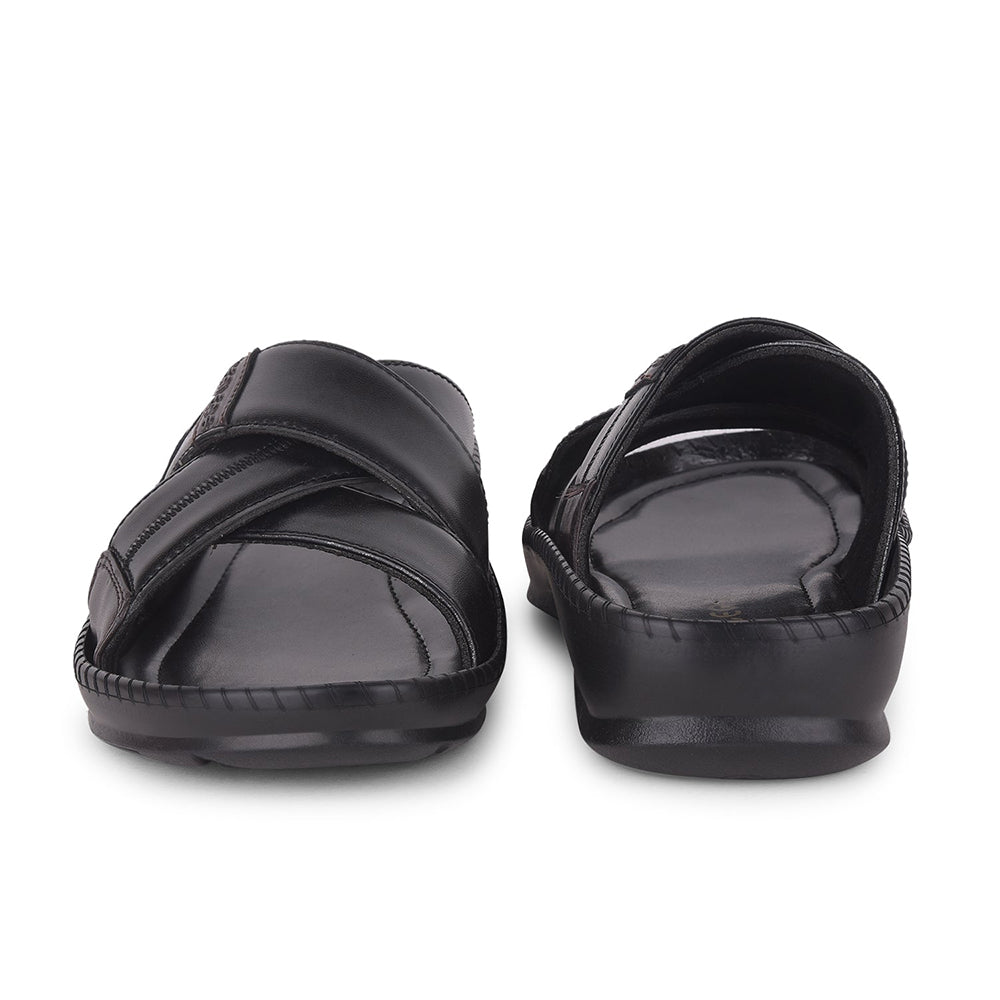 Healers By Liberty Mens STARC-2E Black Casual Slippers