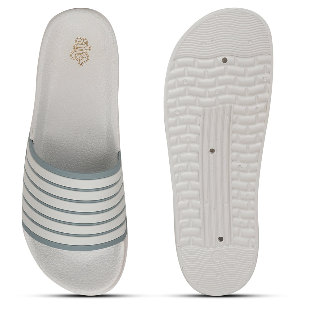 A-HA By Liberty OCEAN-W2 White Women Home Wear Slide