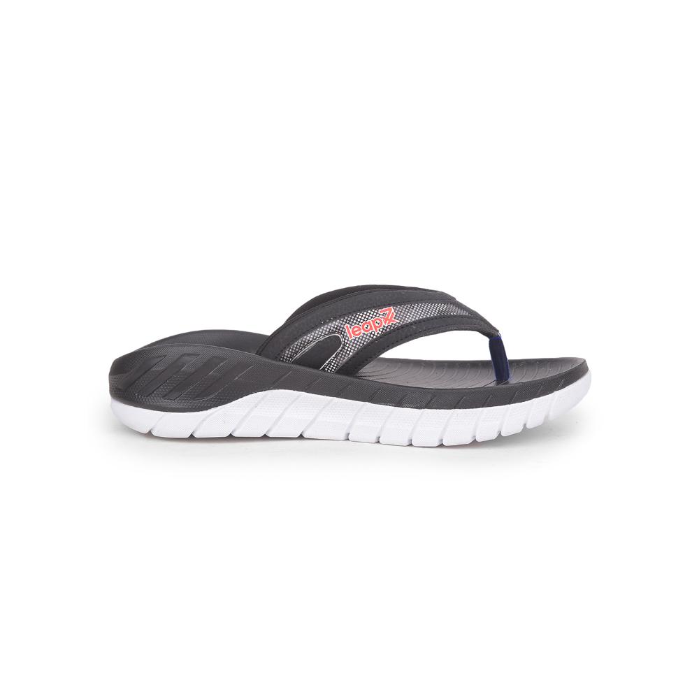 Leap7x Casual Black Flip Flop For Men AUSTIN By Liberty