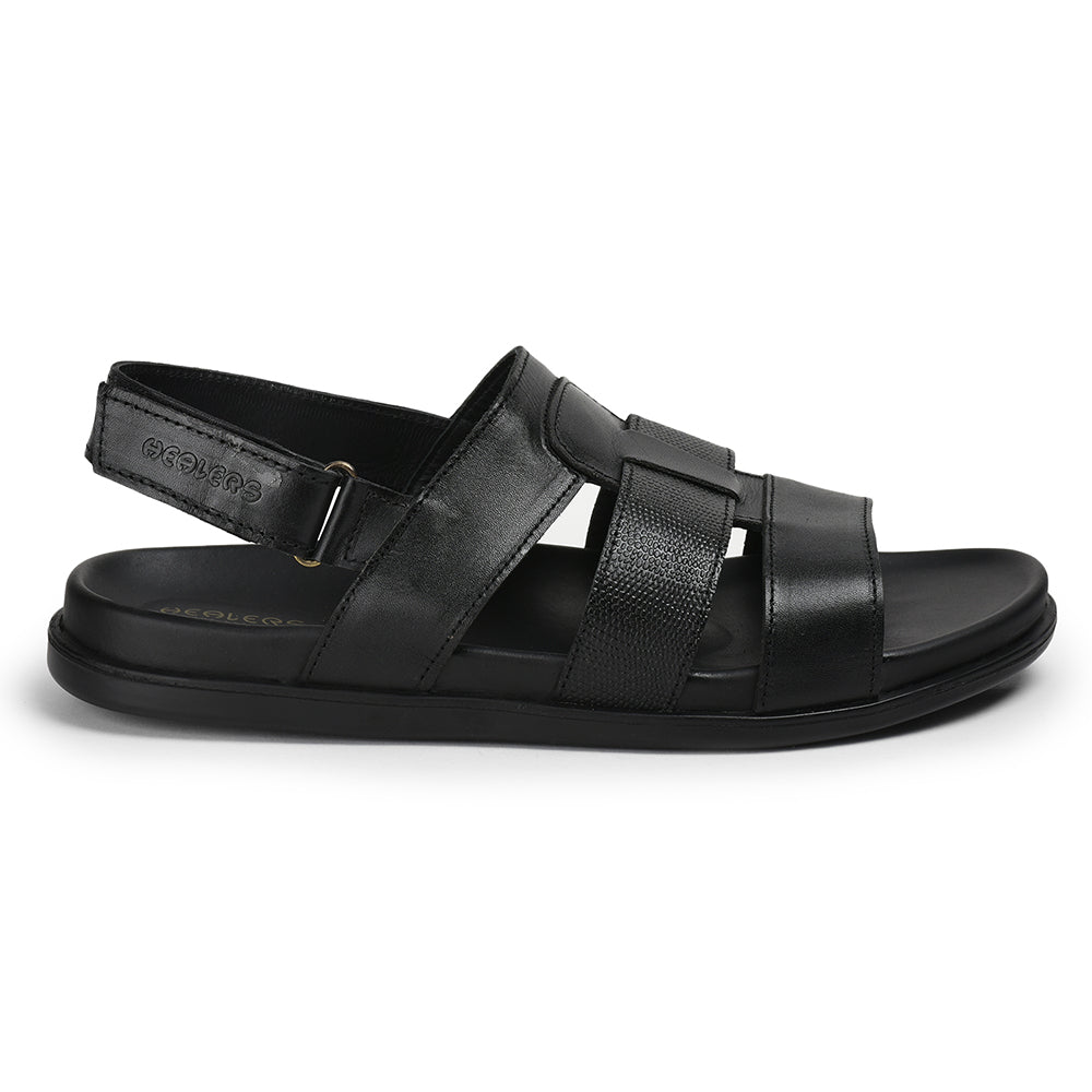 Healers By Liberty Men SOFT-4 Black Formal Sandal