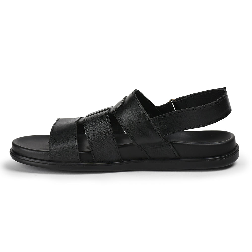 Healers By Liberty Men SOFT-4 Black Formal Sandal