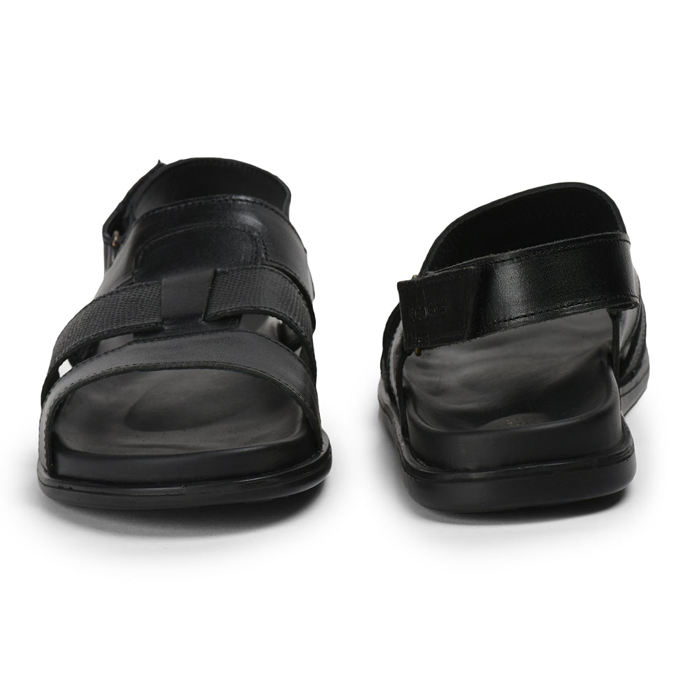 Healers By Liberty Men SOFT-4 Black Formal Sandal