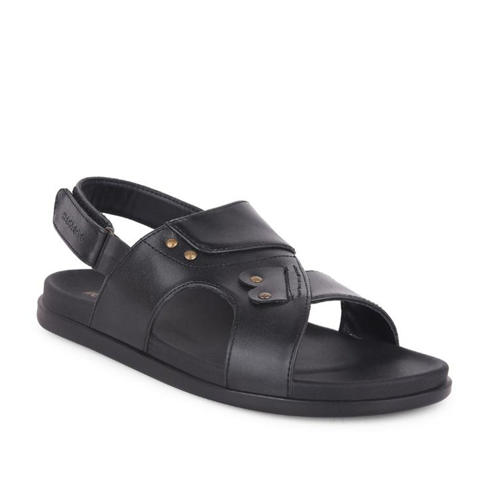 Healers Casual Black Sandal For Men DANVER-E By Liberty