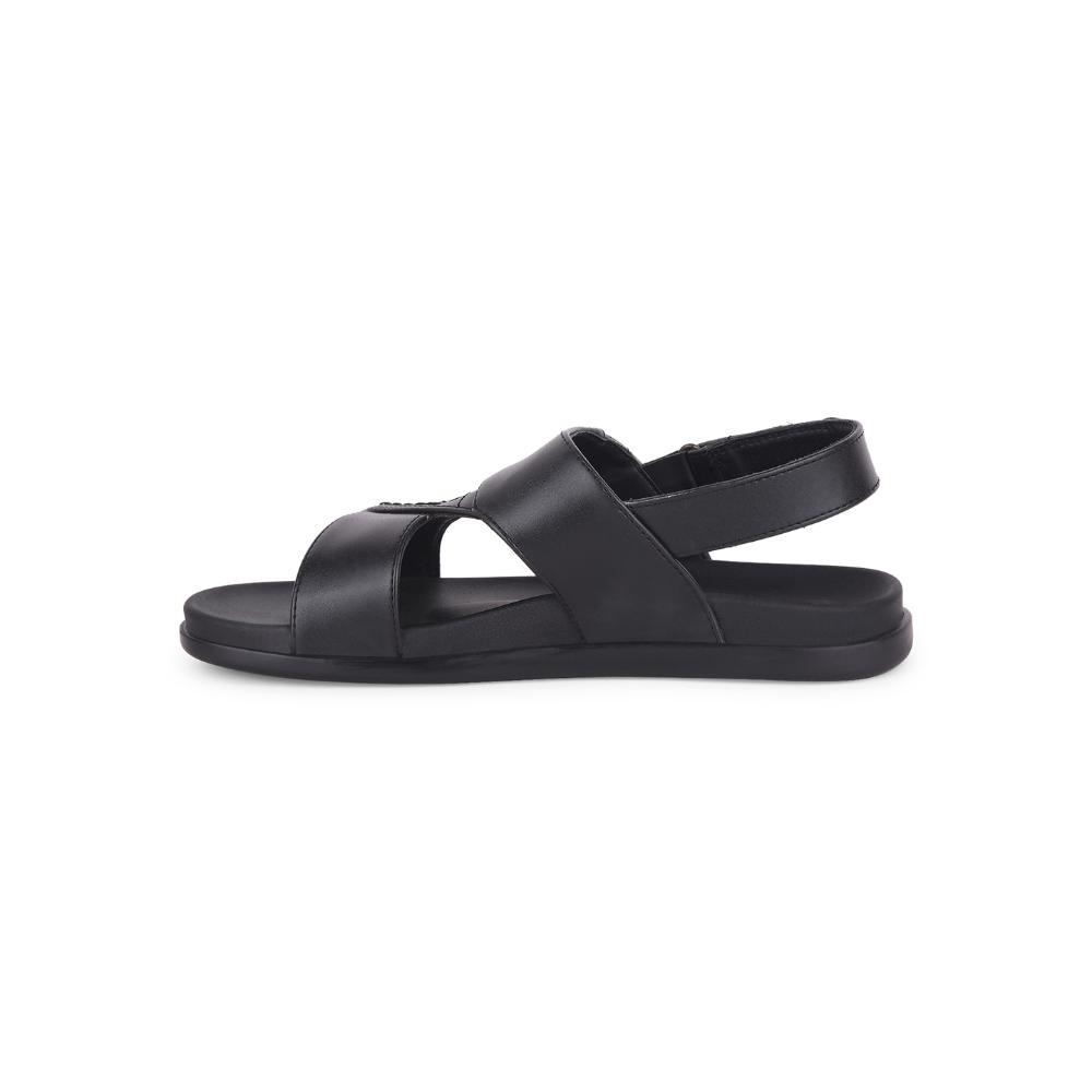 Healers Casual Black Sandal For Men DANVER-E By Liberty