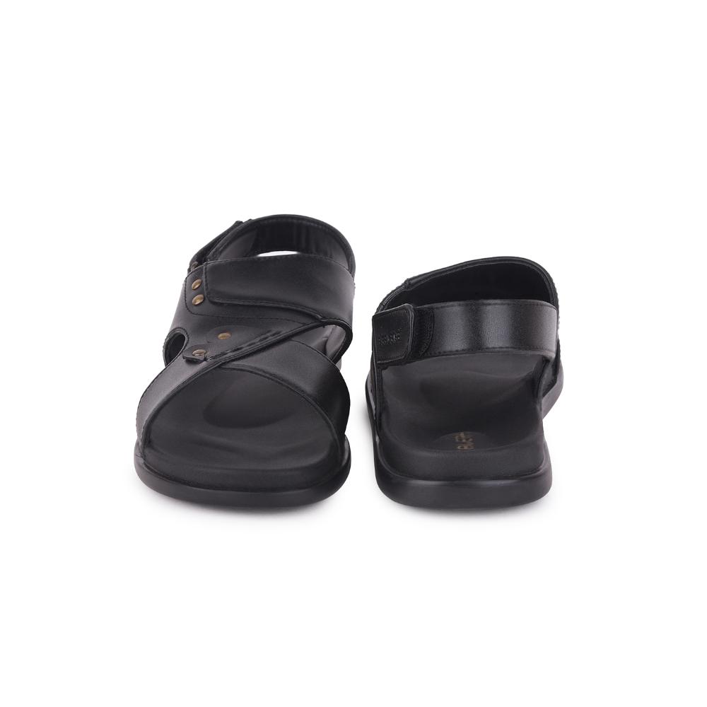 Healers Casual Black Sandal For Men DANVER-E By Liberty