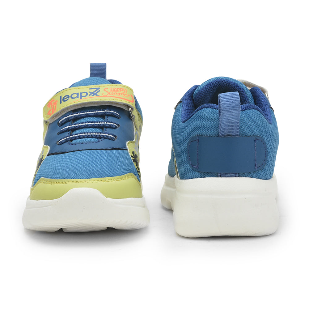 Leap7x Sports Non Lacing Shoes For Kids (R.Blue) TURBO-1E By Liberty