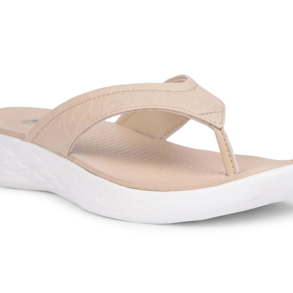 Healers Casual Beige Slipper For Women SOFIA-1E By Liberty