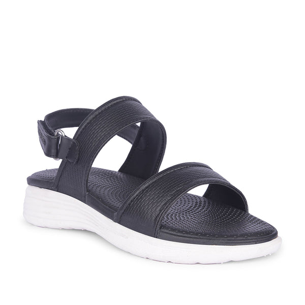 Healers By Liberty Women SOFIA-2E Black Bin Sandal