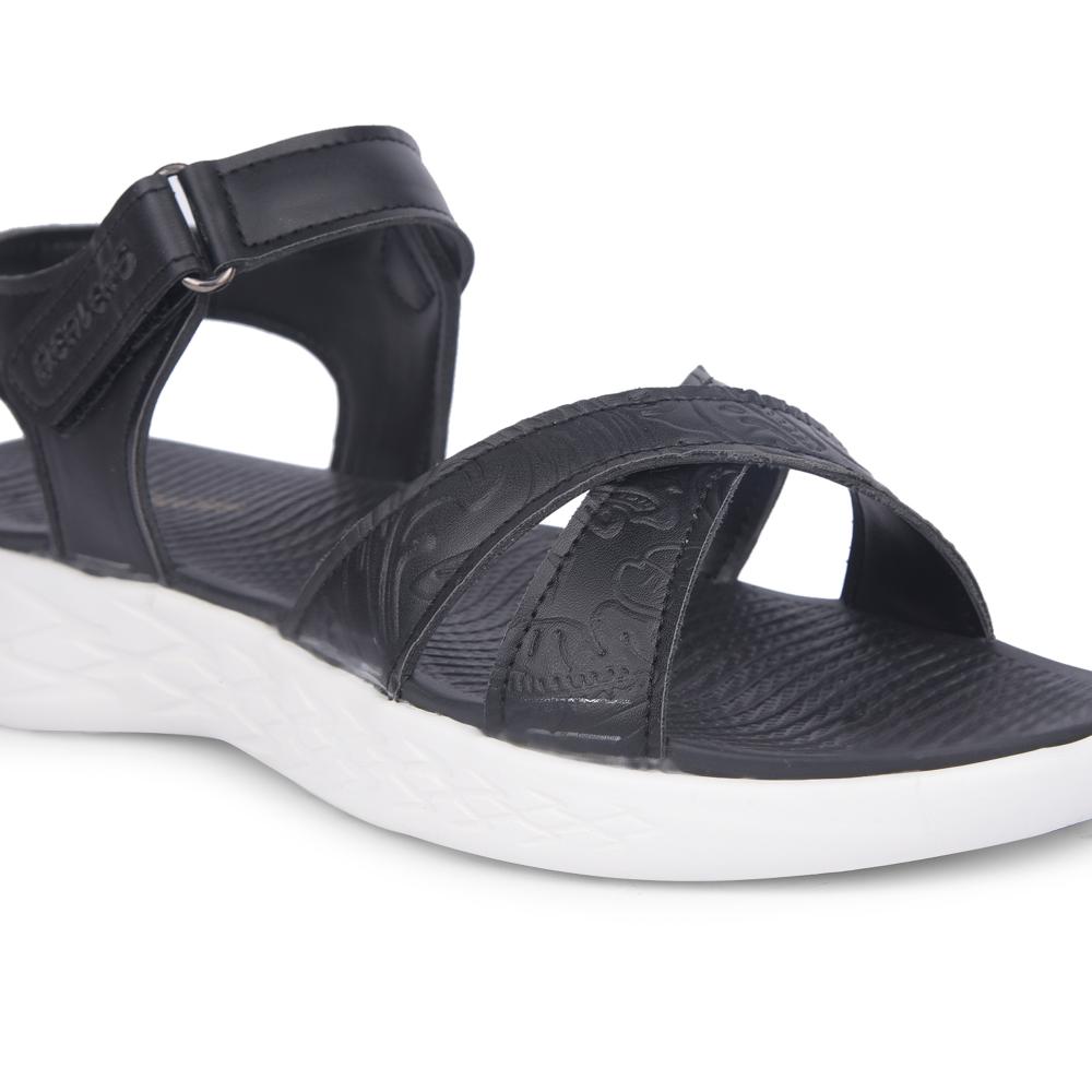 Healers By Liberty Women FINCY-2E Black Bin Sandal