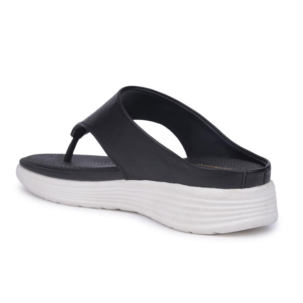 Healers Casual Black Slipper For Women DINZY-2E By Liberty