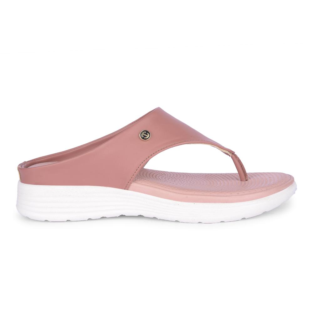 Healers Casual Peach Slipper For Women DINZY-2E By Liberty