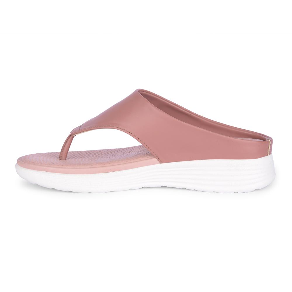 Healers Casual Peach Slipper For Women DINZY-2E By Liberty