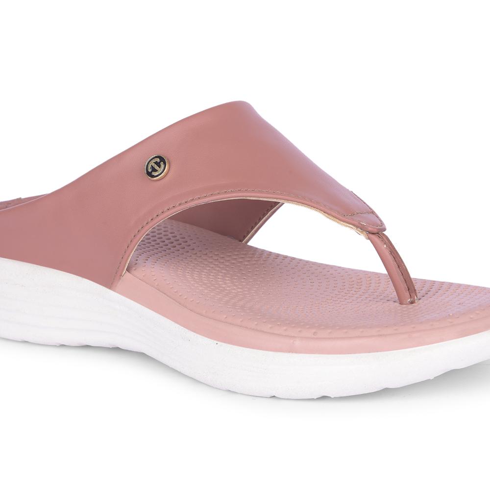 Healers Casual Peach Slipper For Women DINZY-2E By Liberty