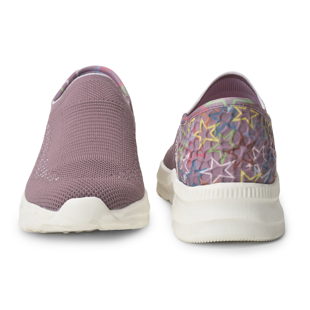 Leap7x Non Lacing Purple Casual Slip on Shoes For Women EAZY By Liberty