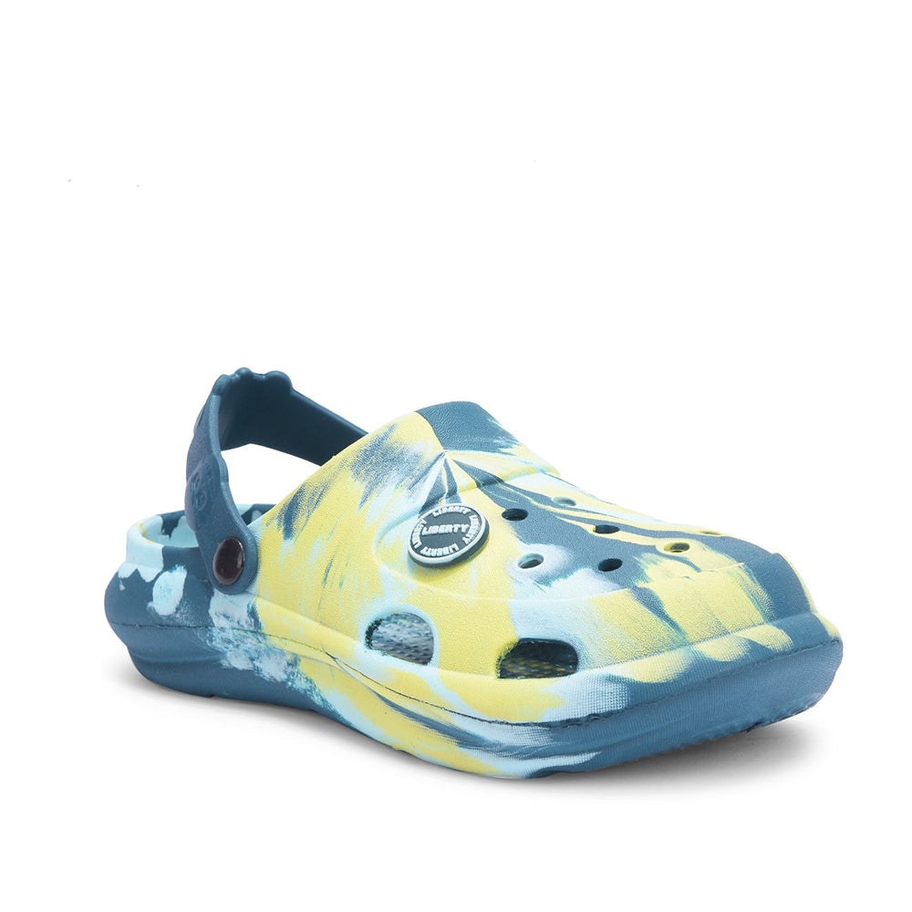 Lucy & Luke By Liberty ALEX-2E Kids Teal Blue Clogs