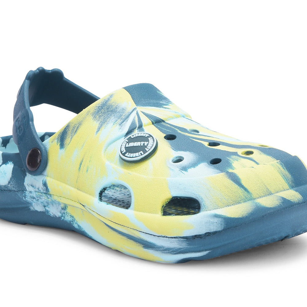 Lucy & Luke By Liberty ALEX-2E Kids Teal Blue Clogs