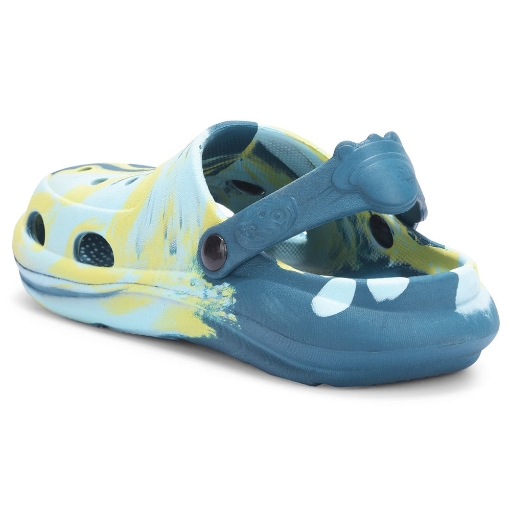 Lucy & Luke By Liberty ALEX-2E Kids Teal Blue Clogs