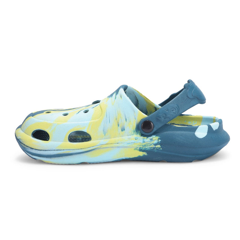 Lucy & Luke By Liberty ALEX-2E Kids Teal Blue Clogs