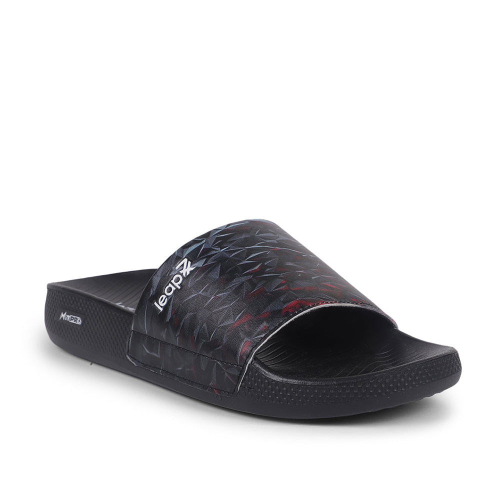 Leap7x By Liberty Men NITWALK-2 Black Casual Slides