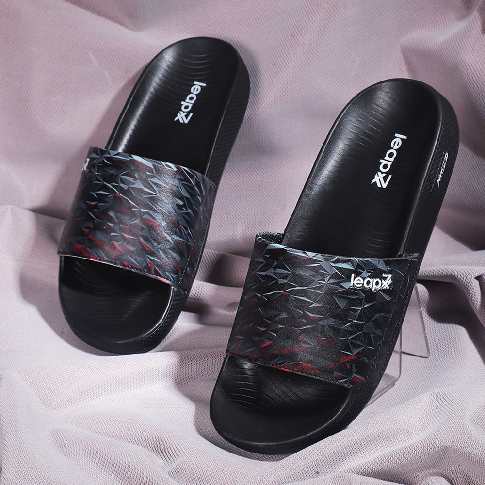 Leap7x By Liberty Men NITWALK-2 Black Casual Slides