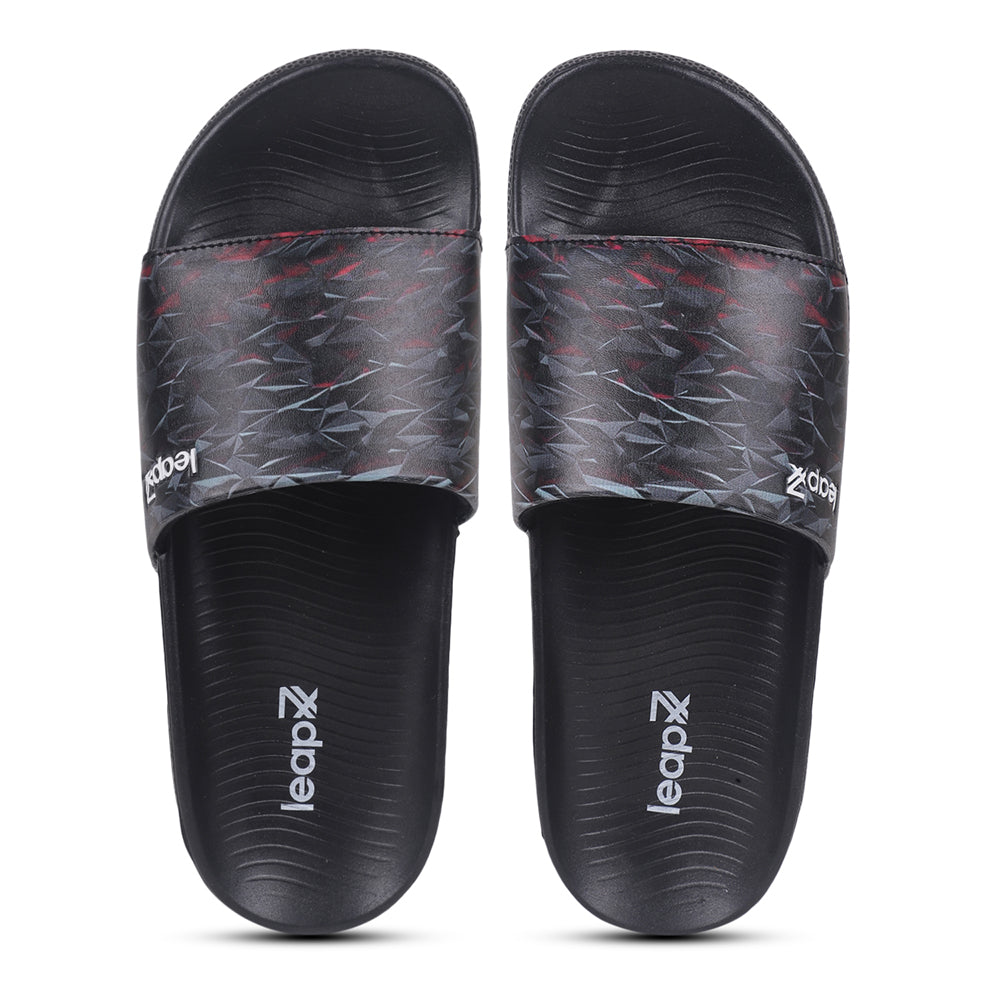 Leap7x By Liberty Men NITWALK-2 Black Casual Slides