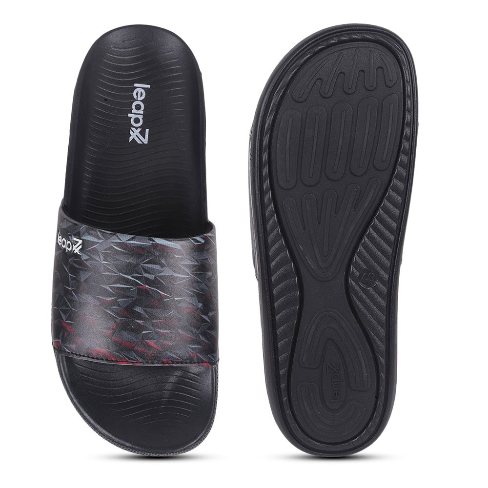 Leap7x By Liberty Men NITWALK-2 Black Casual Slides