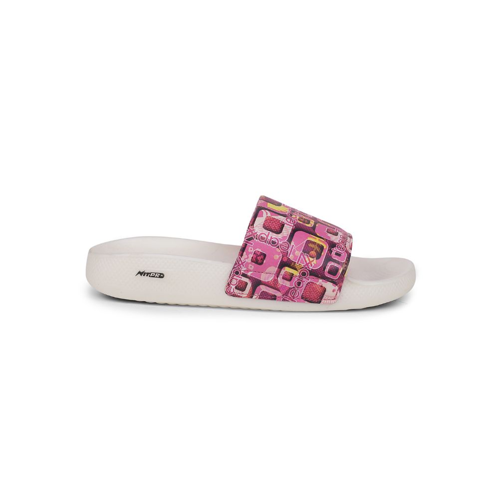 Leap7x Casual Pink Slides For Women NITWALK-1L By Liberty