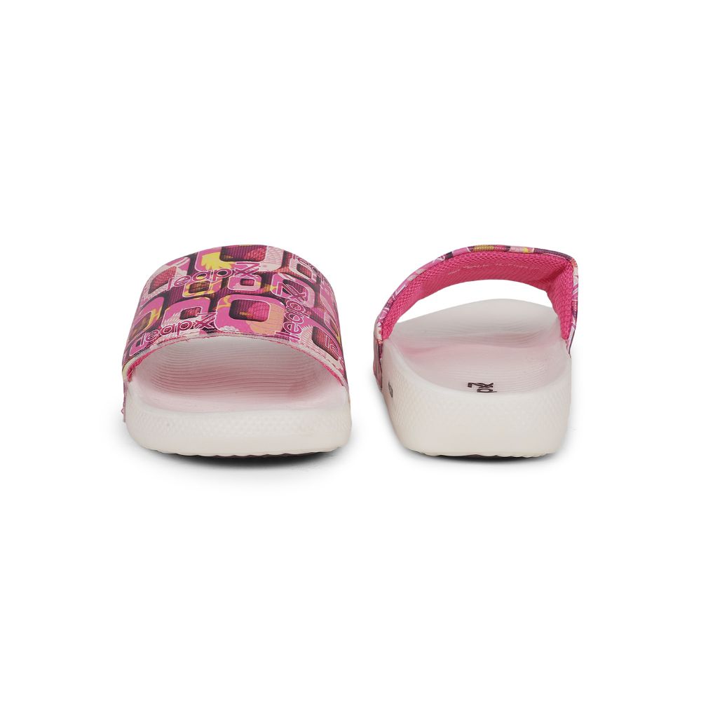 Leap7x Casual Pink Slides For Women NITWALK-1L By Liberty