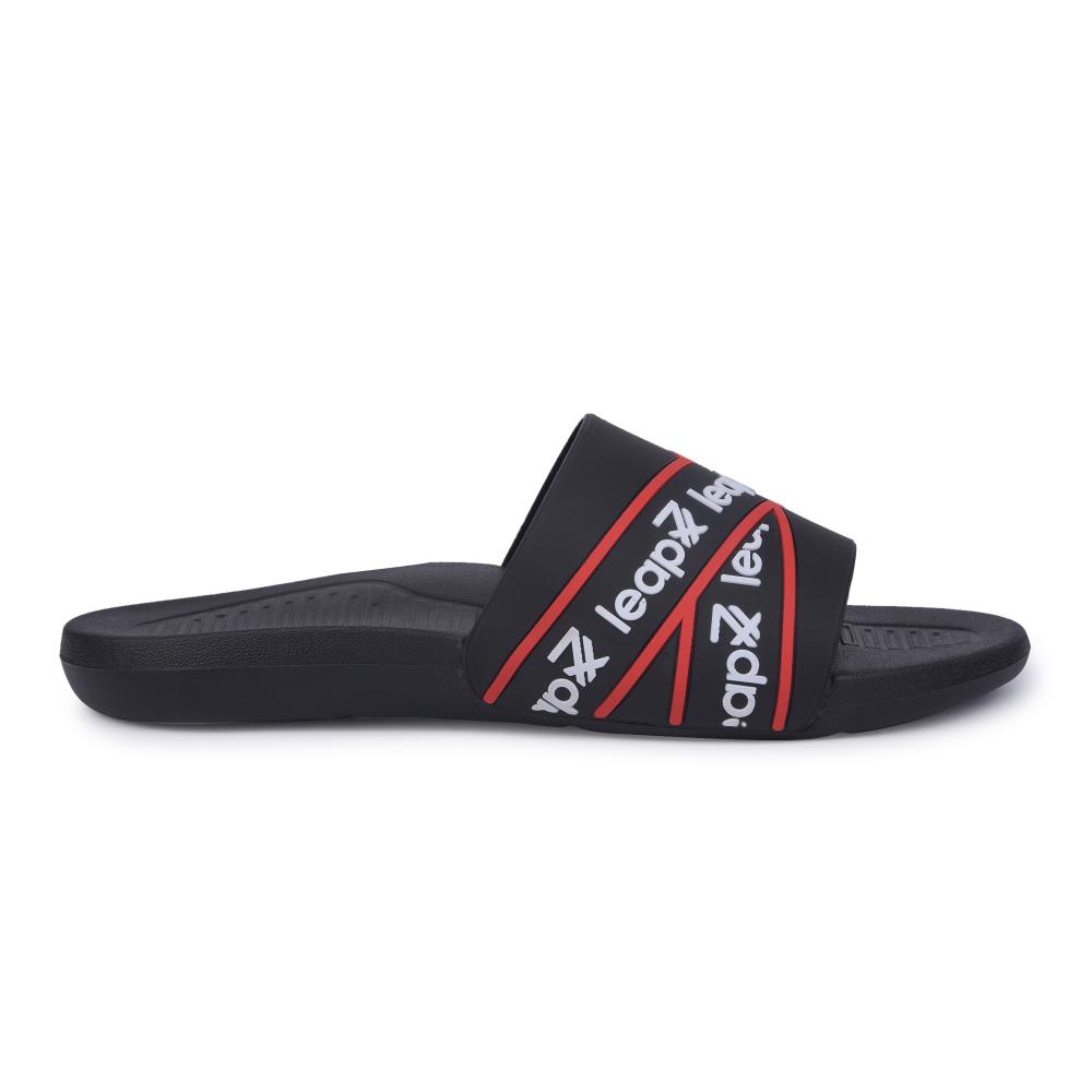 Leap7x By Liberty Mens OTTO Black Bin Slippers