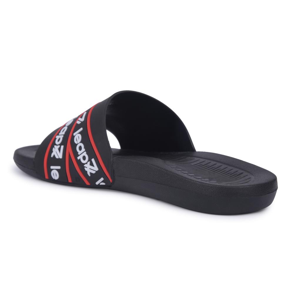 Leap7x By Liberty Mens OTTO Black Bin Slippers