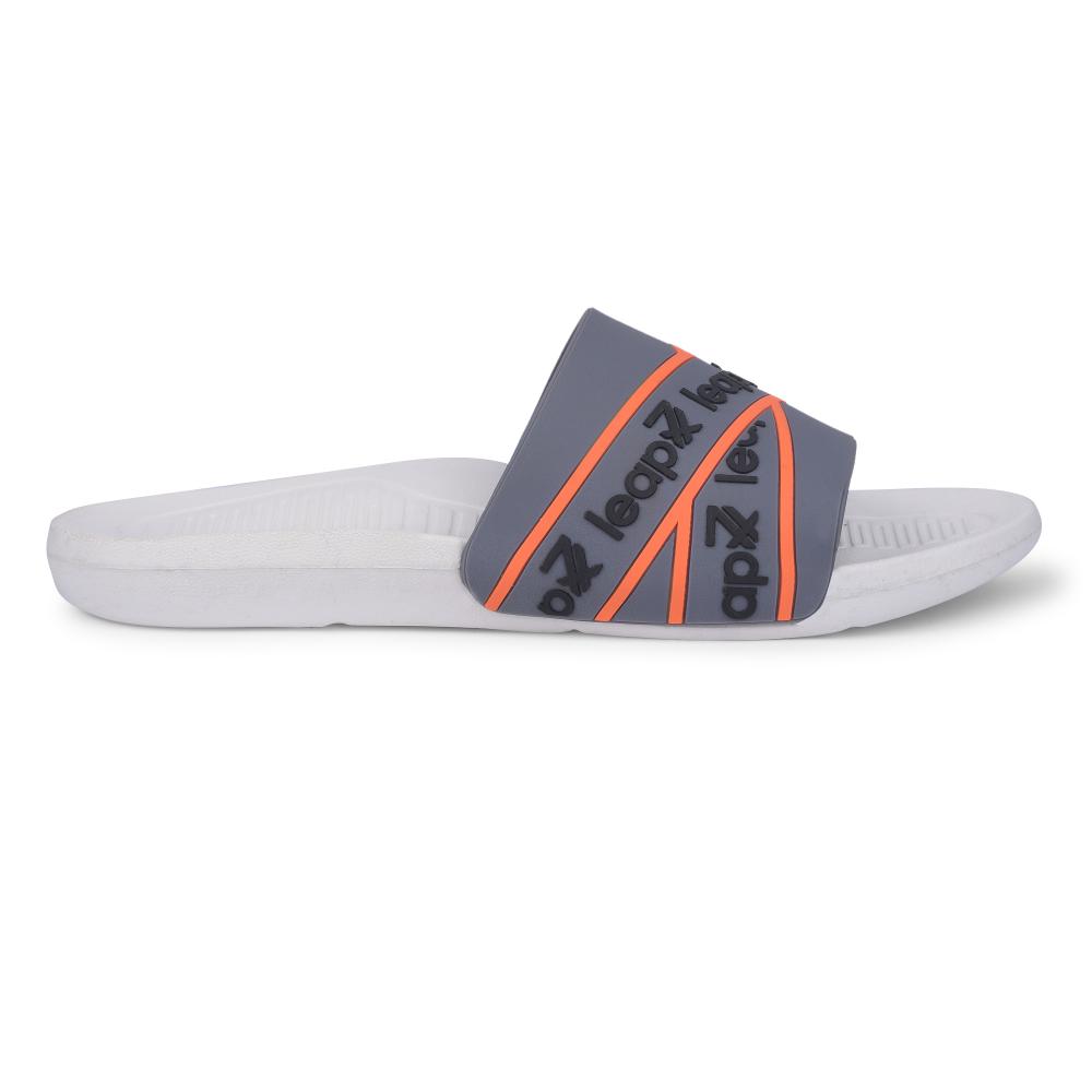 Leap7x By Liberty Mens OTTO Dark Grey Bin Slippers