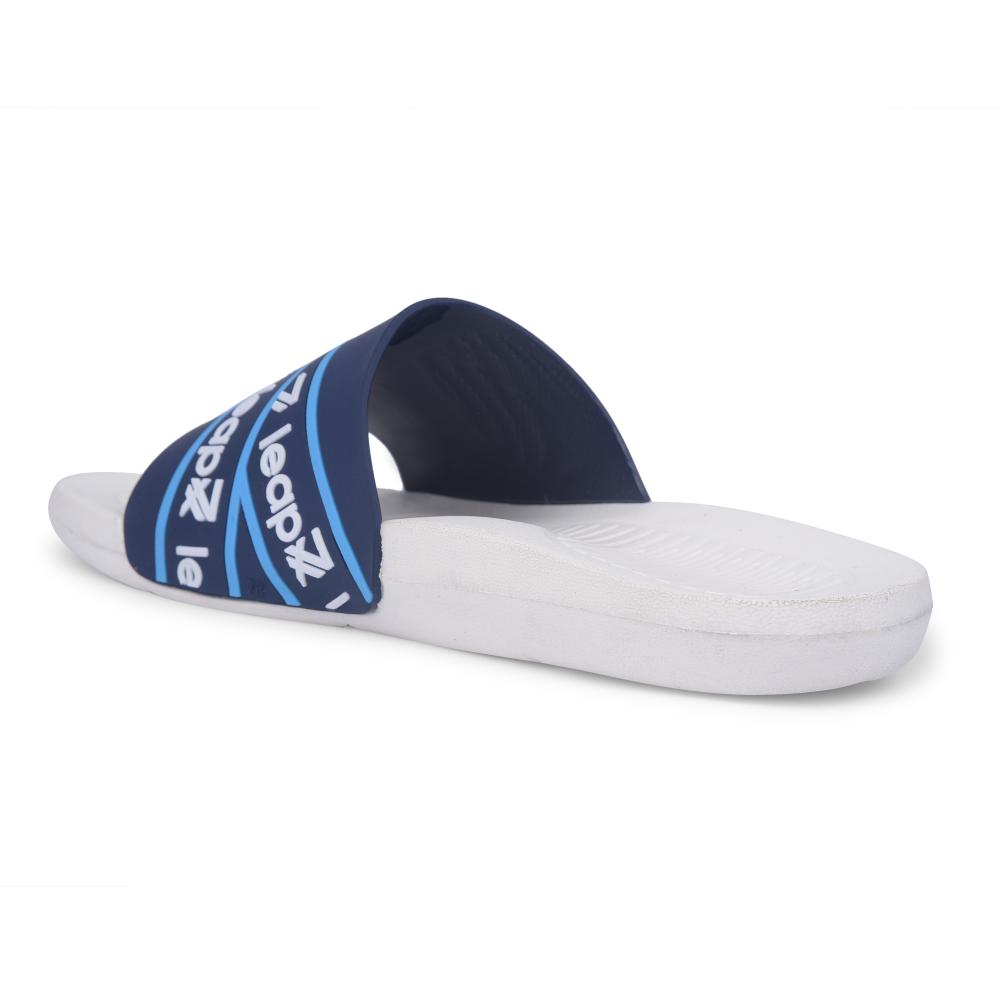 Leap7x By Liberty Mens OTTO Navy Blue Bin Slippers