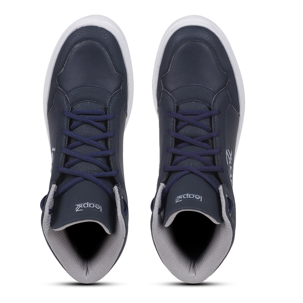 Leap7x Casual Navy Blue Lacing Sneakers VENOUR-1E By Liberty