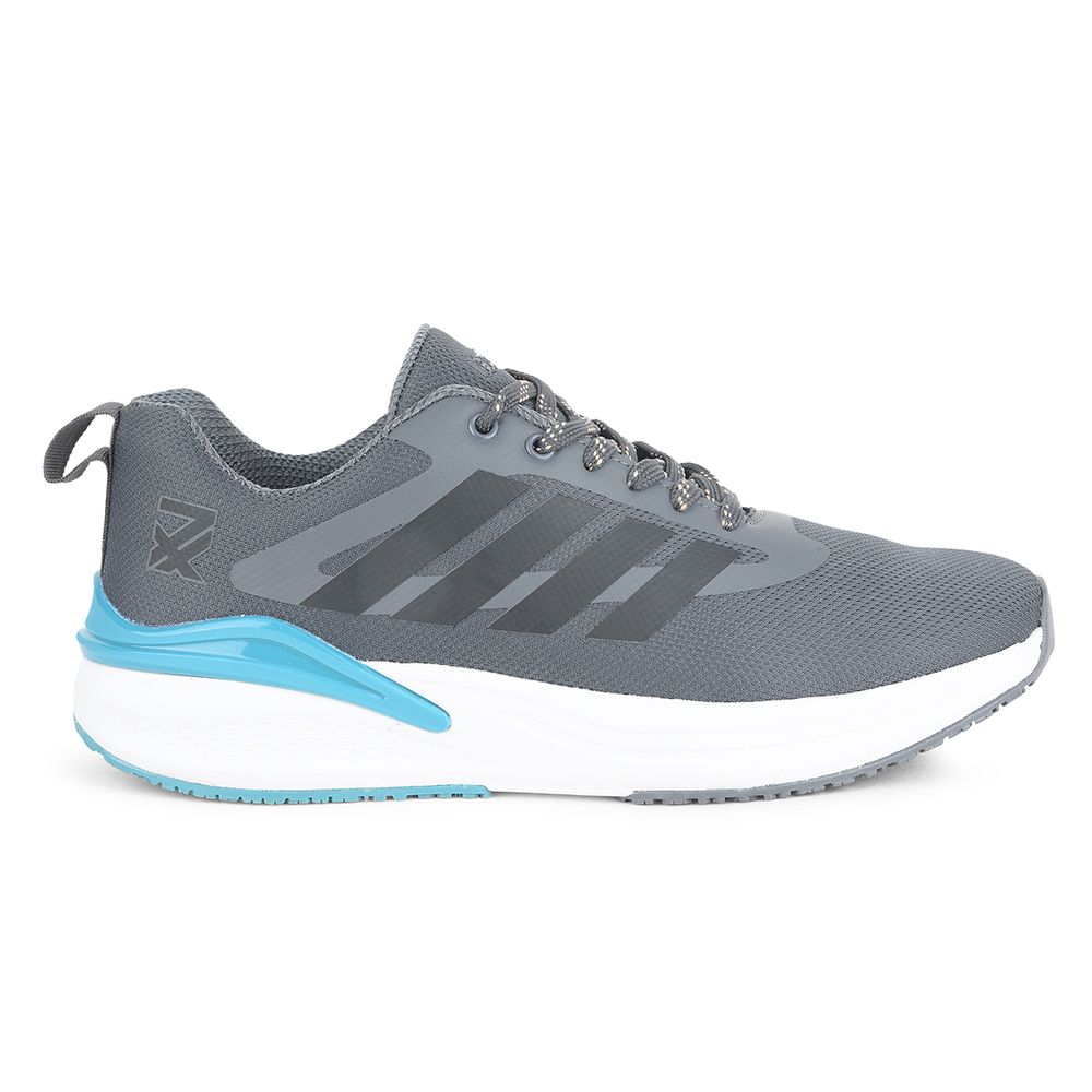 Leap7x by Liberty Men CAPSICO-1 D.Grey Sports Non Lacing Shoes