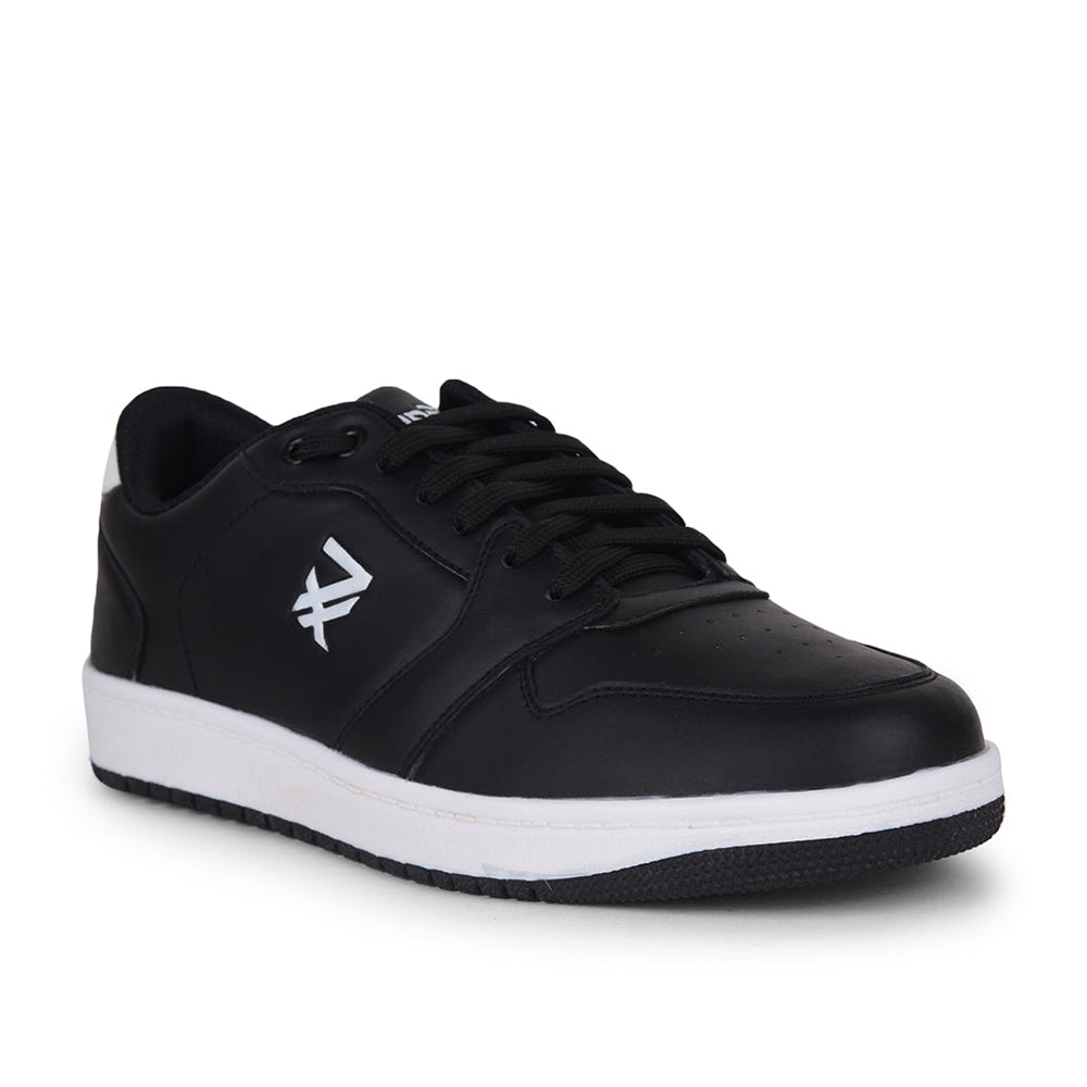 Leap7x Casual Black Lacing Sneakers JAXEN-3E By Liberty