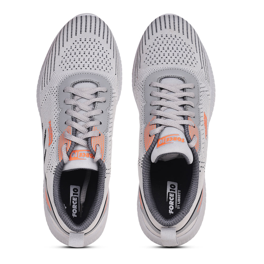 Force 1 By Liberty Men FRANKY-EB L.Grey Sports Lacing Shoes