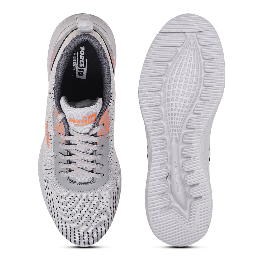 Force 1 By Liberty Men FRANKY-EB L.Grey Sports Lacing Shoes