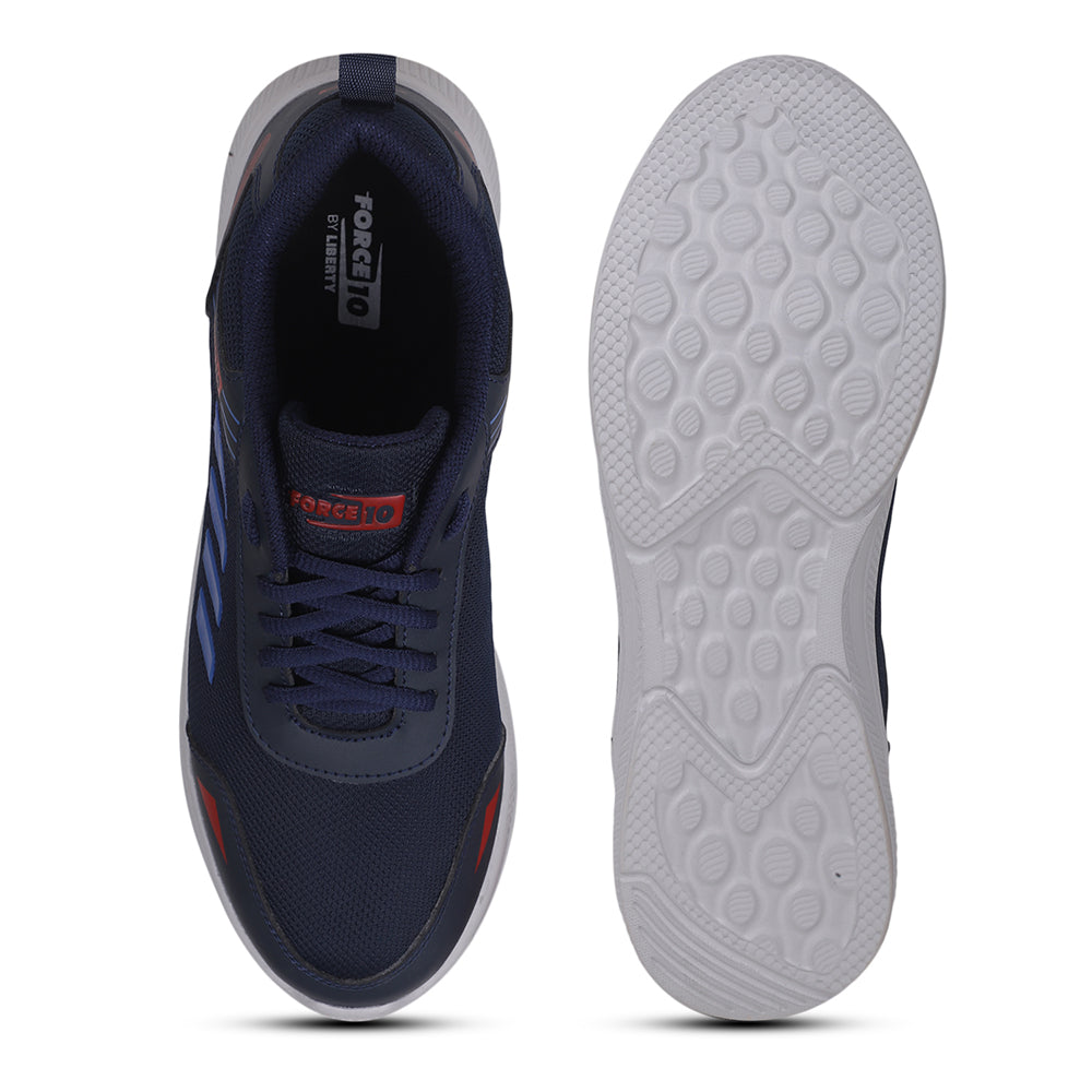 Force 1 By Liberty Men PTRON-1EB N.Blue Sports Lacing Shoes