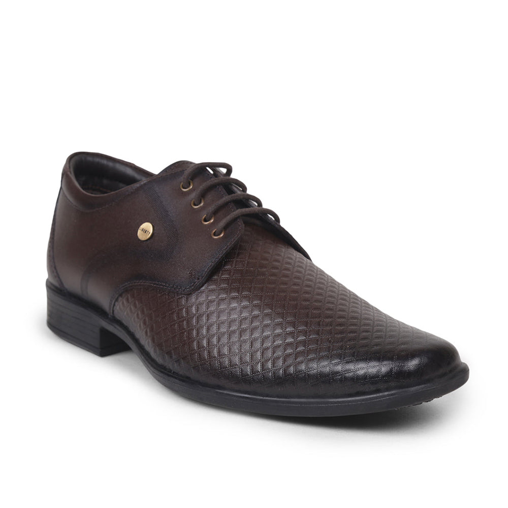 Fortune By Liberty Men LB-28-1E Brown Formal Lacing Shoes