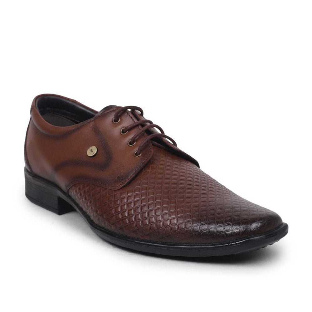 Fortune By Liberty Men LB-28-1E Tan Formal Lacing Shoes