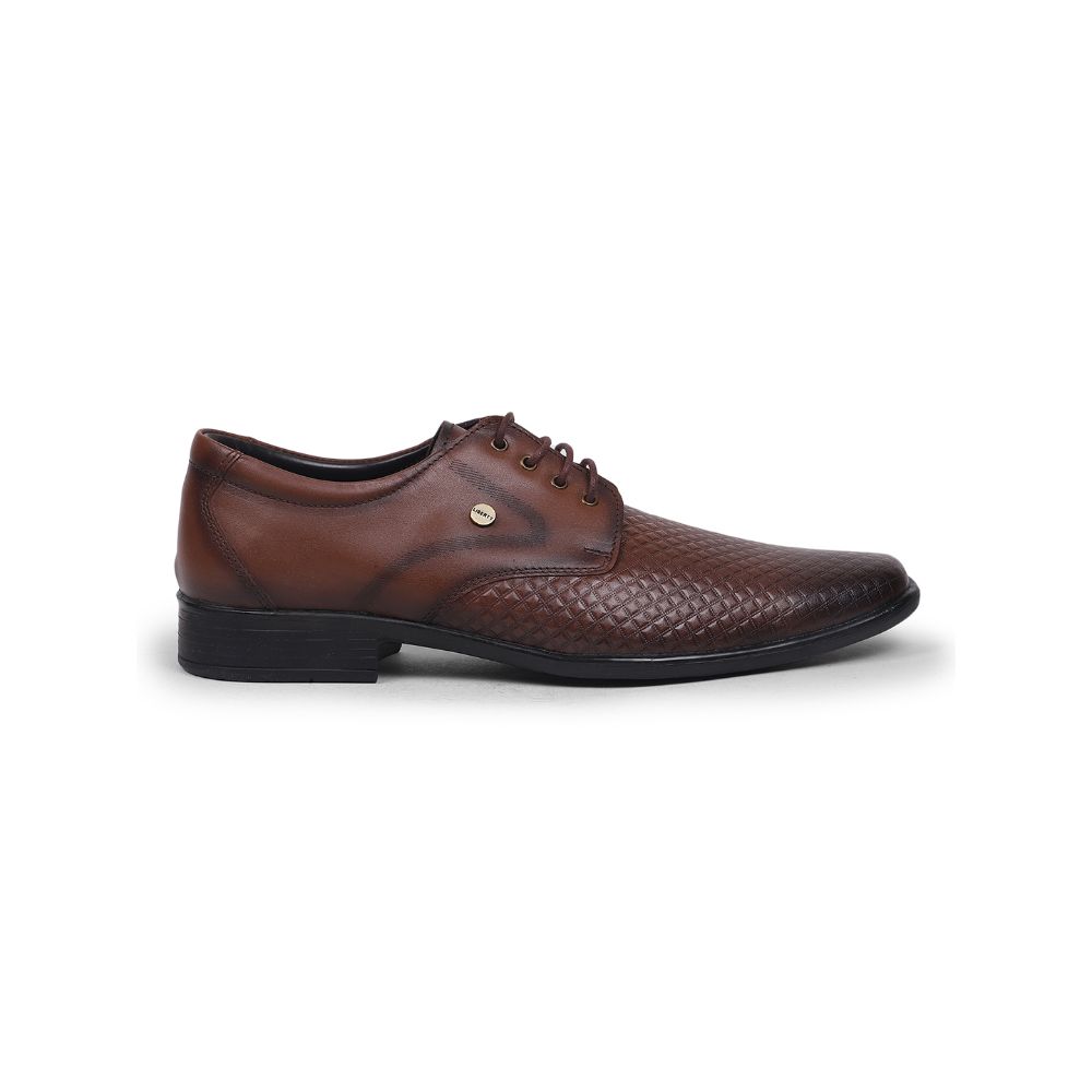 Fortune By Liberty Men LB-28-1E Tan Formal Lacing Shoes