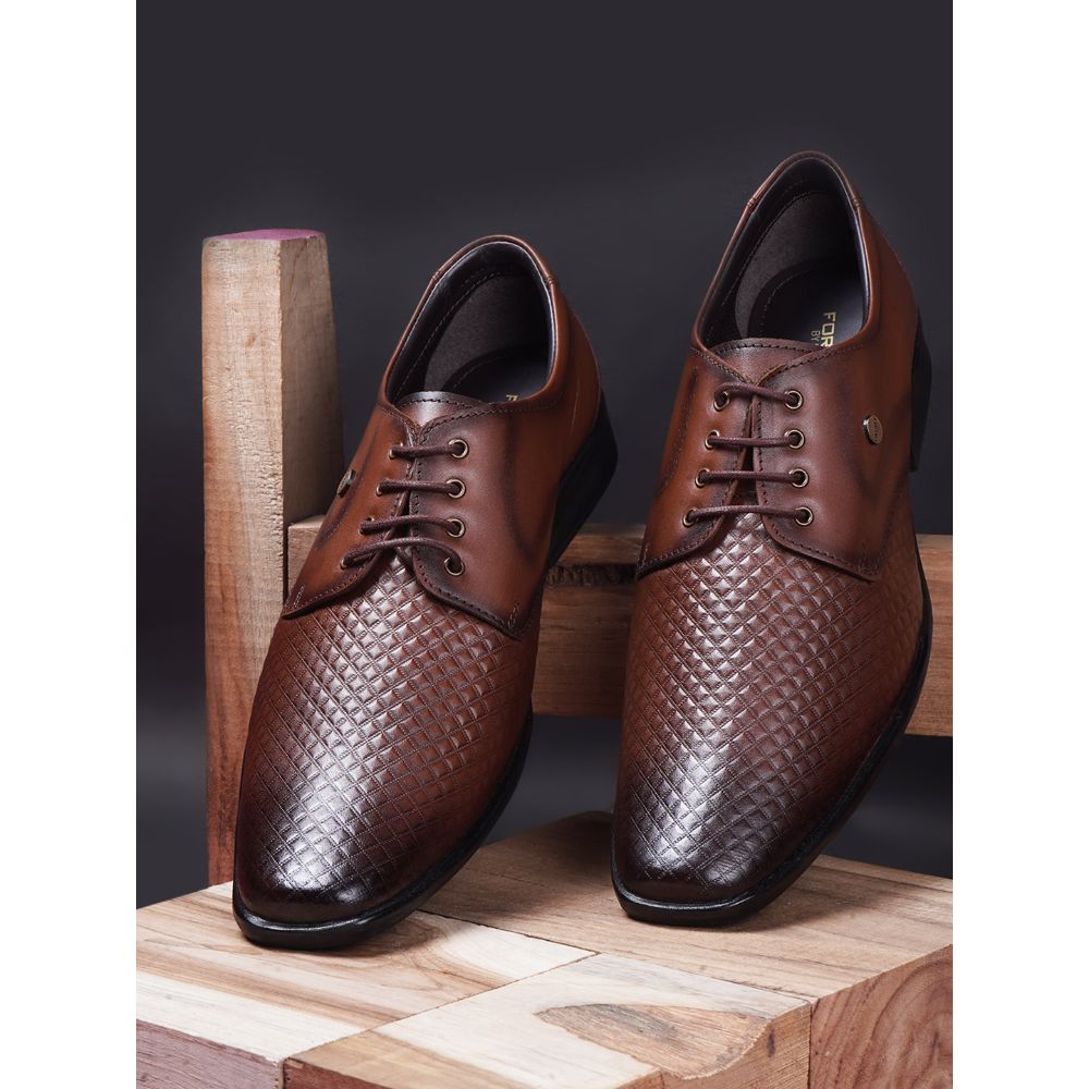 Fortune By Liberty Men LB-28-1E Tan Formal Lacing Shoes