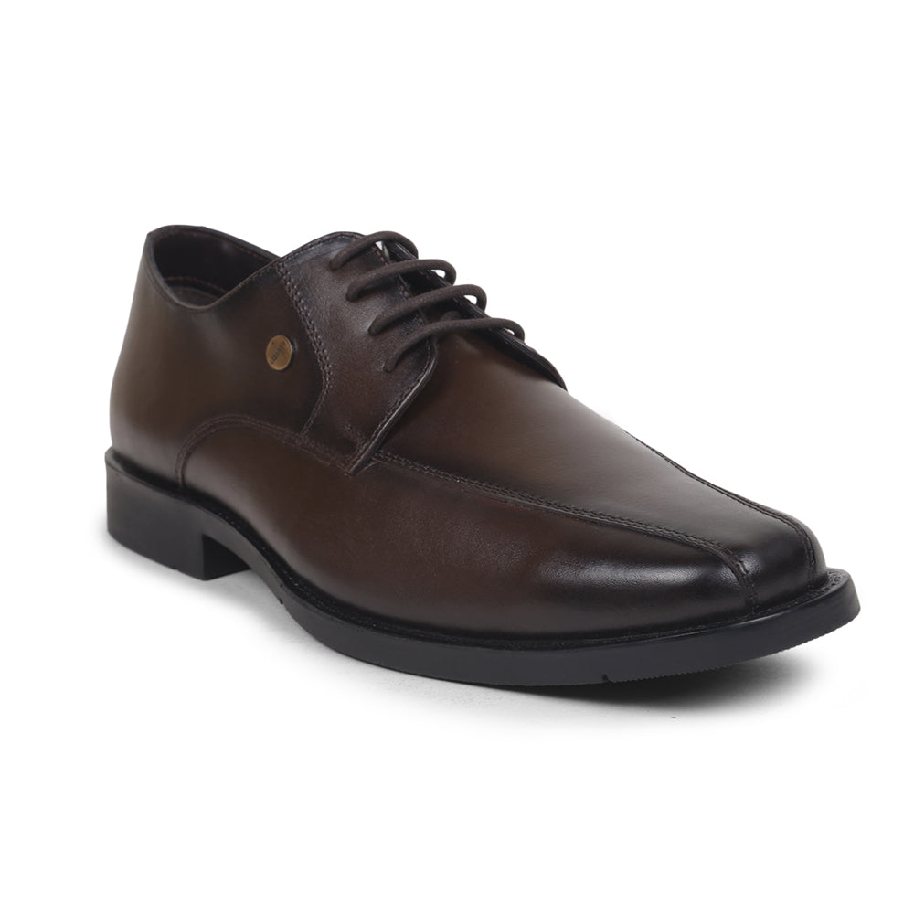 Fortune By Liberty Men ECO-1E Brown Formal Lacing Shoes